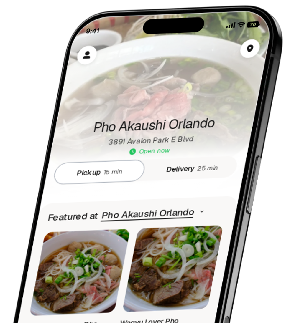 Pho Akaushi Orlando app preview