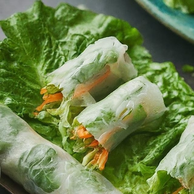 Gỏi Cuốn Chay – Vegetarian Fresh Rolls.