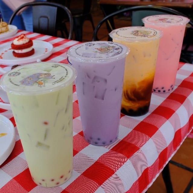 Lychee Milk Tea.